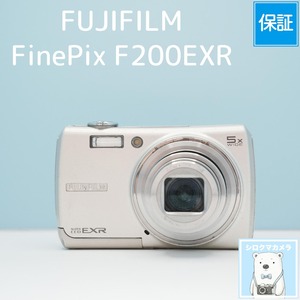 FUJIFILM FinePix F200EXR デジカメ スマホ転送OK フルセット シロクマカメラ a7524