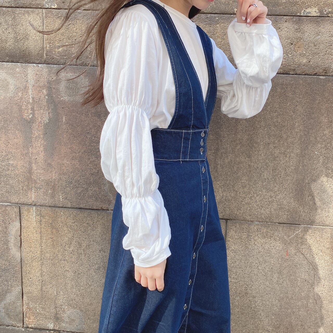 Pom pom tee/ white(即納商品)