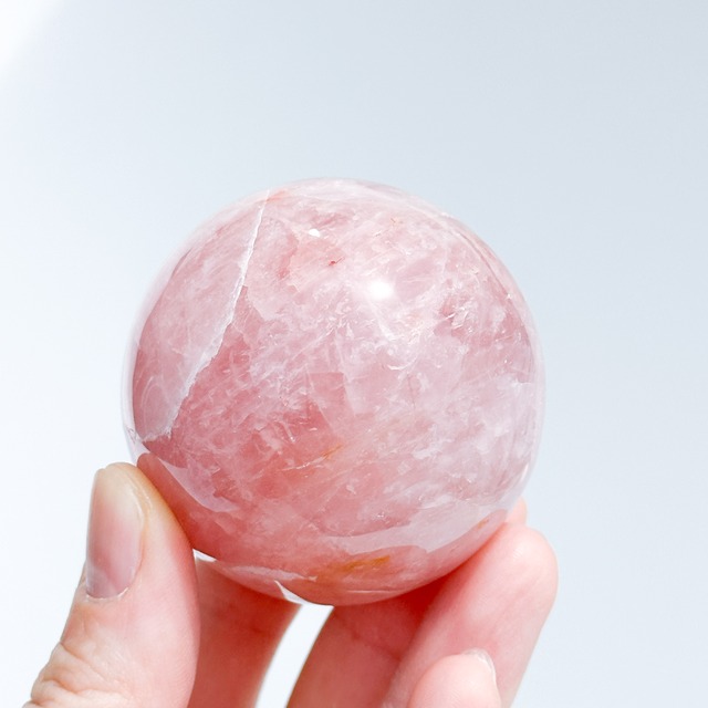 ローズクォーツ スフィア21◇Rose Quartz◇天然石・鉱物・パワーストーン