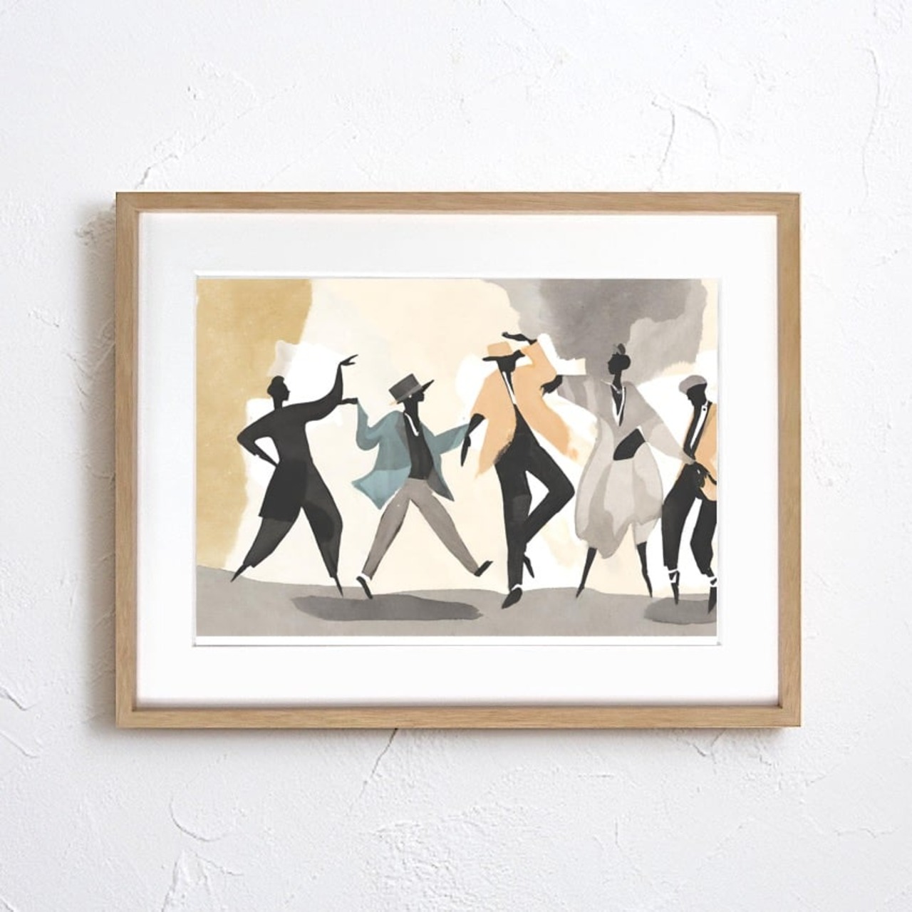 Euphoria｜音とダンスが広がるレトロモダンアートポスター｜空間を格上げする一枚｜｜国内生産・A2ポスター