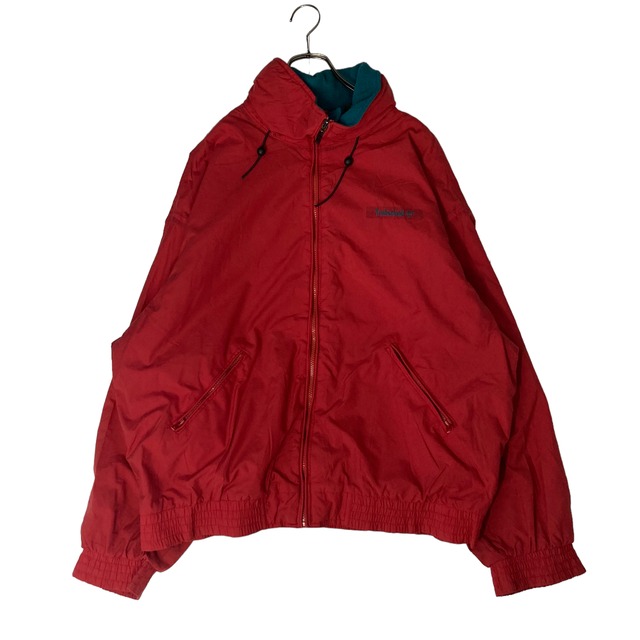 【90's】Timberland    アウター　XL   刺繍　フード収納　Vintage