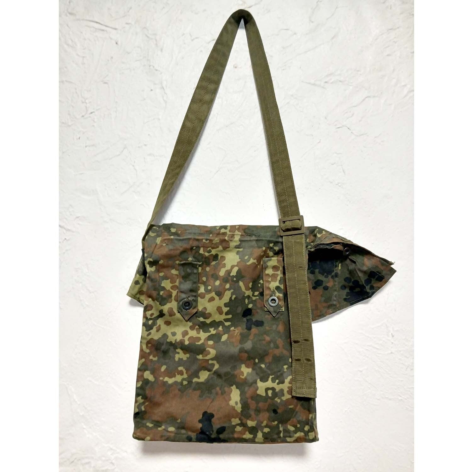 UDG カモフラージュバッグ ドイツ軍BW迷彩テントシートショルダーバッグ カモフラージュバッグ