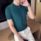 Ice silk short sleeve T-shirt tops 00129