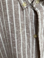 1960’s Vintage USA J.C.Penney Nep Stripe Button-Up Shirt／L