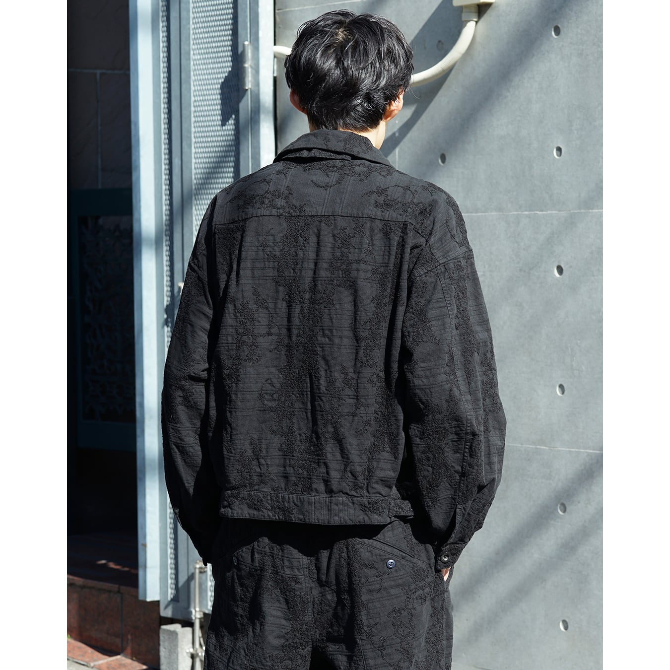 The Viridi-anne] (ザヴィリディアン) VI-3963-06 EMBROIDERED STRIPE