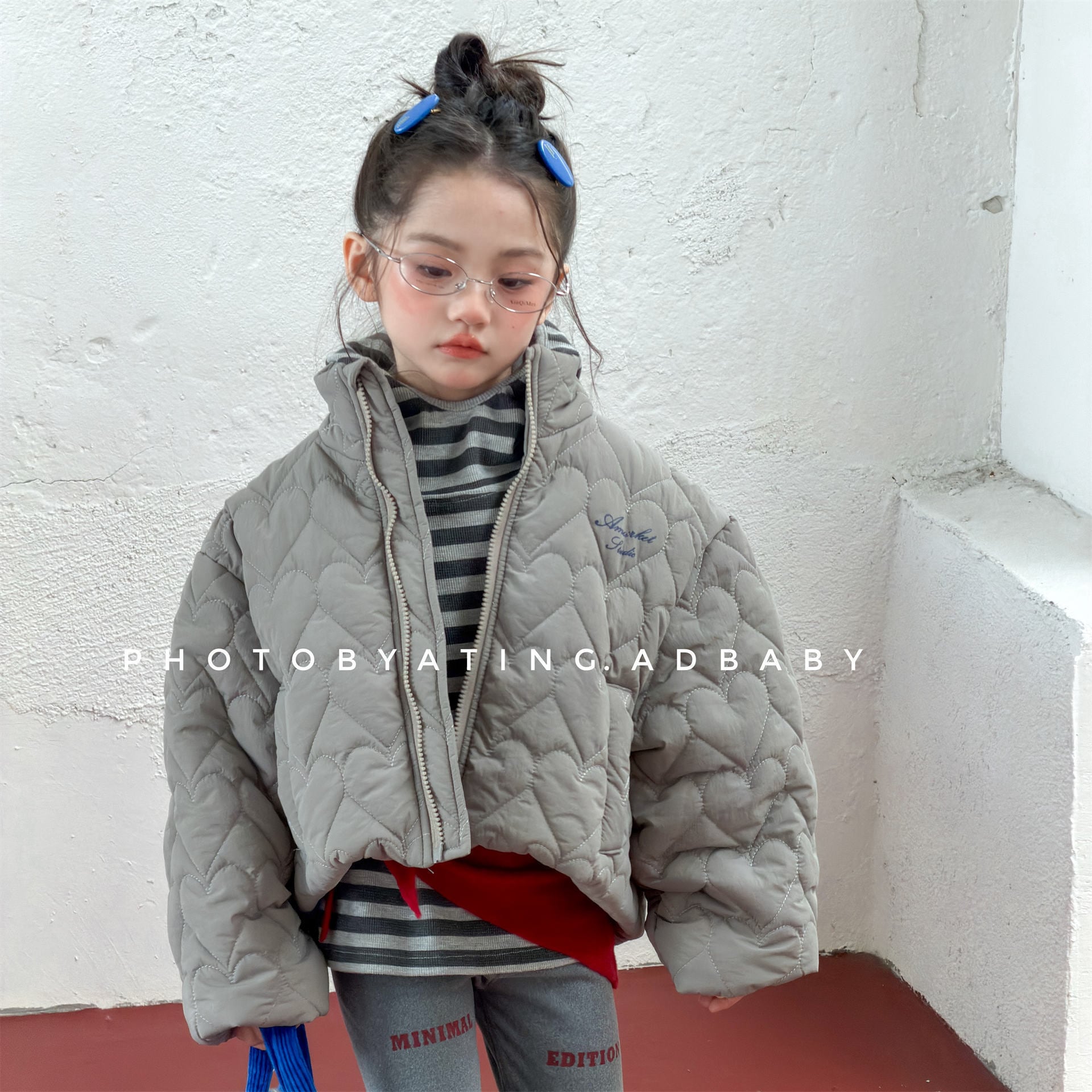 ハートキルティングショート丈アウター