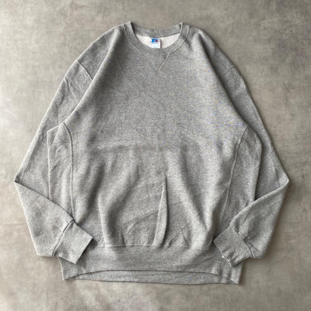 ラッセルアスレチック スウェット 古着 ロゴ XL グレー 12596