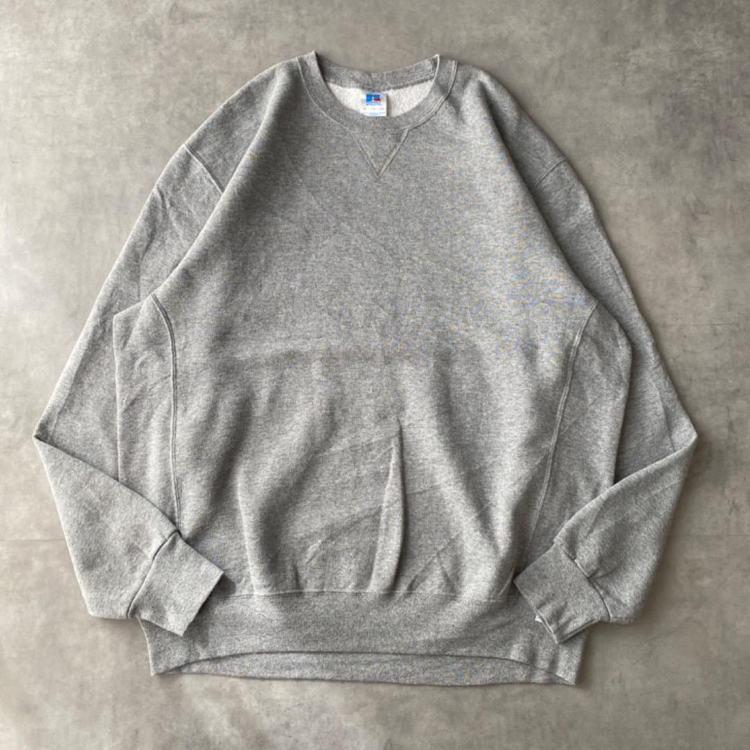 ラッセルアスレチック スウェット 古着 ロゴ XL グレー 12596