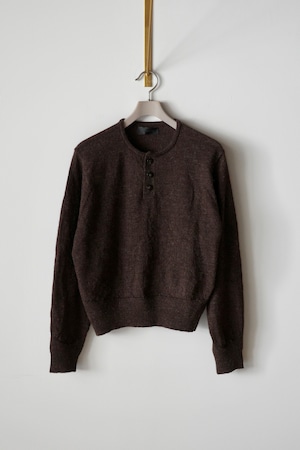 Omar Afridi【ELIPSE HENRY NECK -BROWN-】