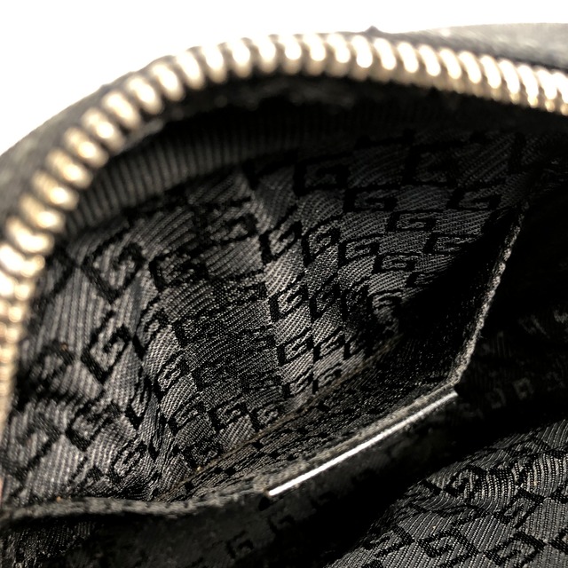GUCCI グッチ ショルダーバッグ ブラック ロゴ ナイロン vintage ヴィンテージ オールド bbhhak