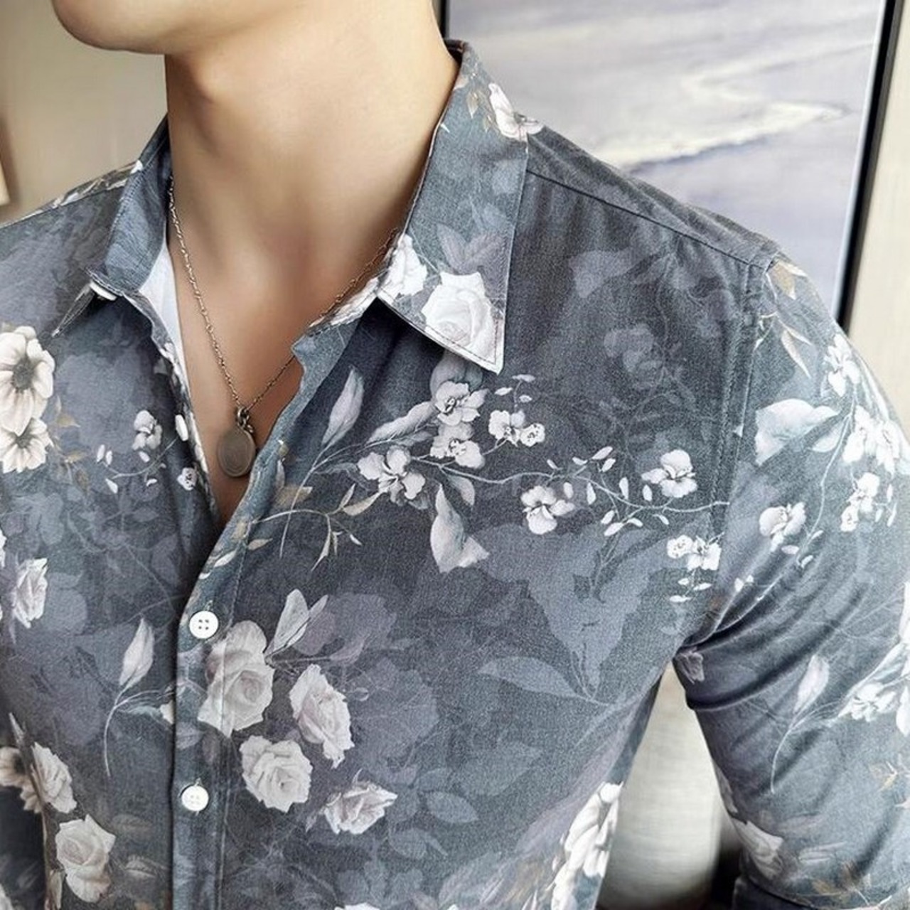 flower print shirt tops 00190