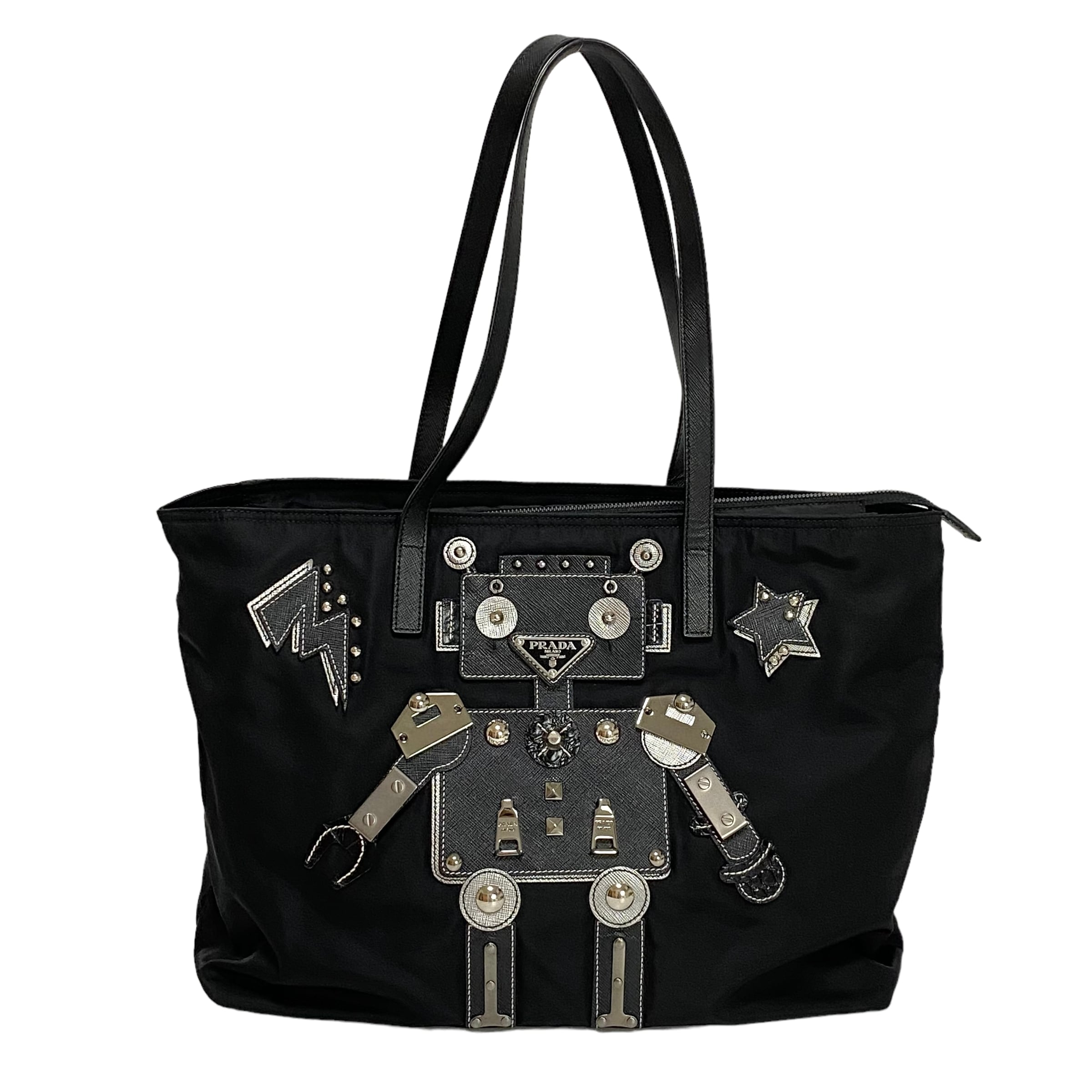 PRADA プラダ ナイロントートバッグ ロボット ブラック 8945-202210 | rean