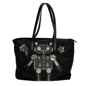 PRADA プラダ ナイロントートバッグ ロボット ブラック 8945-202210