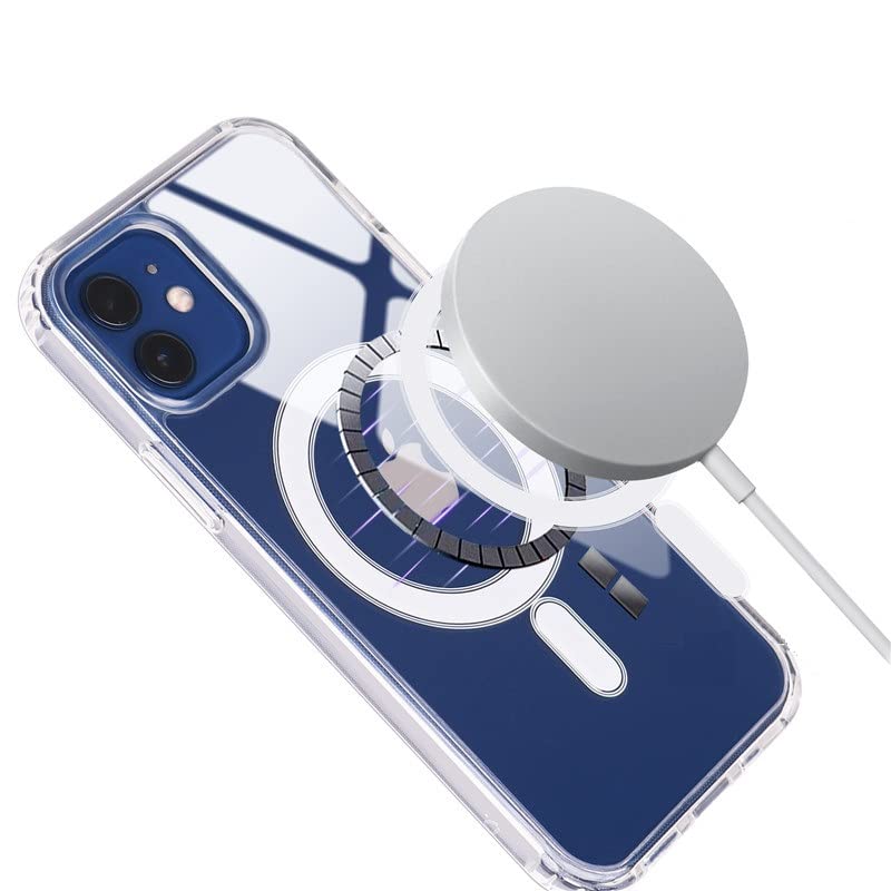 iPhone SE3/SE2/8/7 ケース Magsafe対応マグネットリング 内蔵 携帯ケース HILEGENER for アイフォンSE 第3/2世代 iPhone 8 スマホケース 透明 黄ばみなし MIL規格 耐衝撃 薄型 軽量 シェル スリム ストラップホール付き 携帯便利 レンズ保護 指紋防止 マグセーフ対応カバー4.7インチ iPhoneSE3-透明