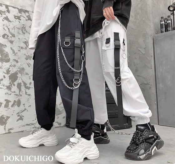 カーゴパンツ レディース メンズ ジョガー ストリート 韓国 原宿 個性