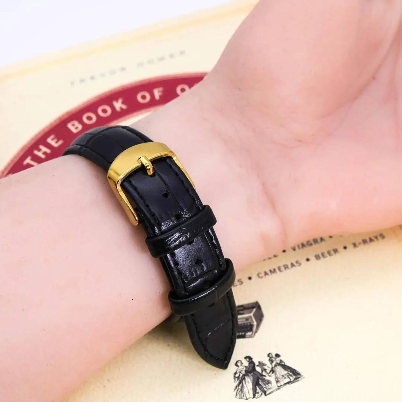 ◇美品 稼働 SEIKO 腕時計 スクエア レザー 新品電池 m | Like a 
