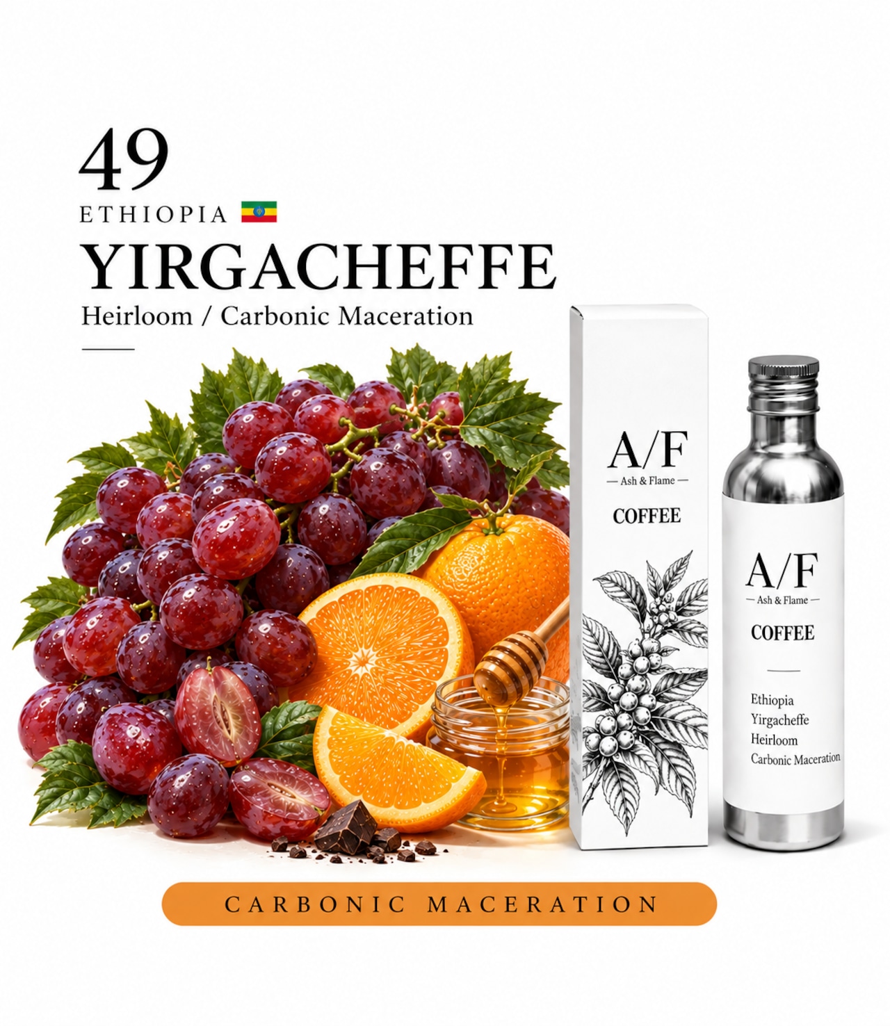 Ethiopia Yirgacheffe Heirloom (Carbonic Maceration) 30gの商品写真
