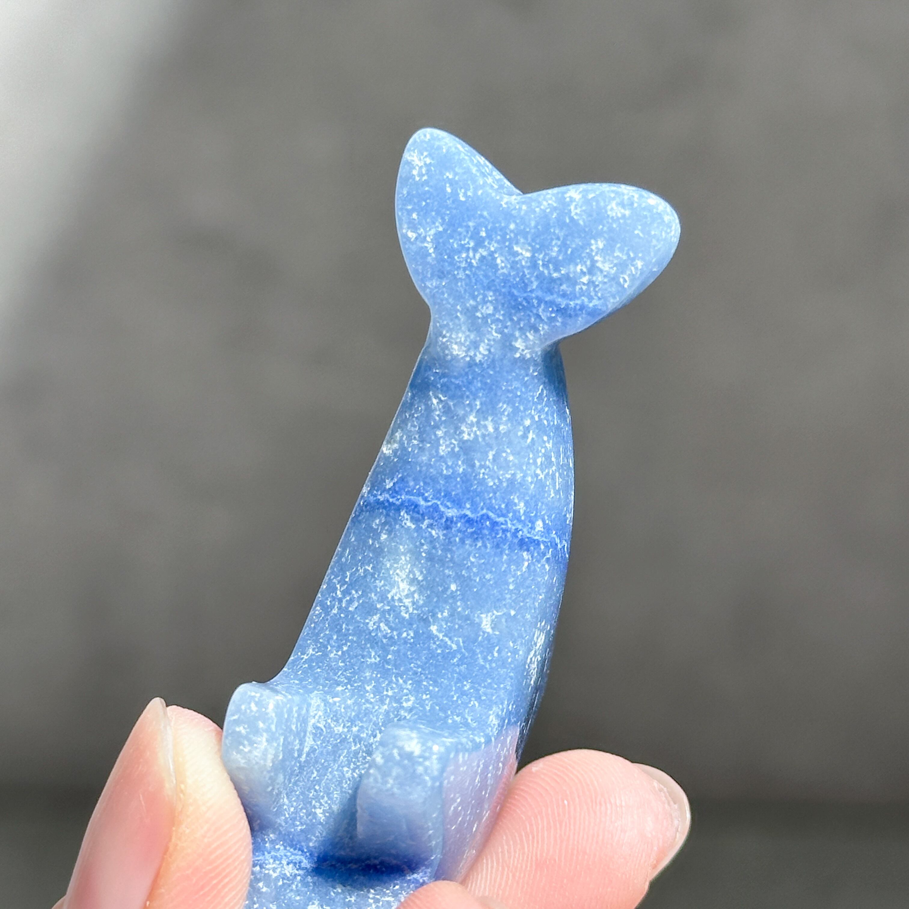 ブルーアベンチュリン ミニイルカ01◇Blue Aventurine◇ 天然石・鉱物