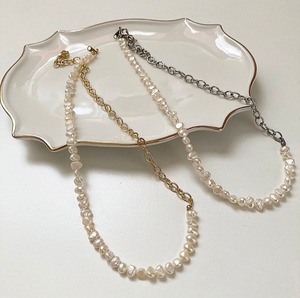 freshwater pearl choker (chain)