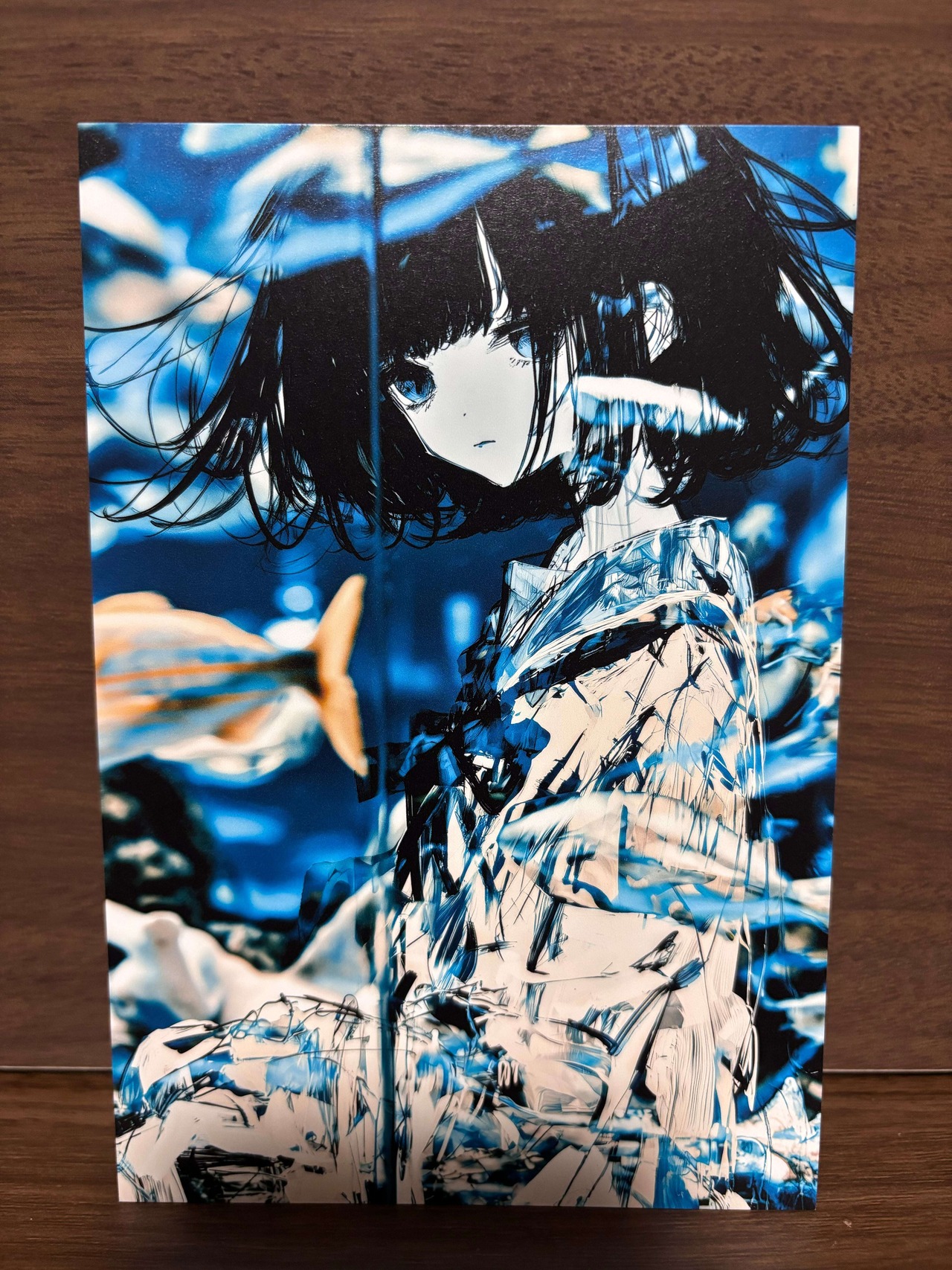 ポストカード 「深く、深く」 | AIイラスト