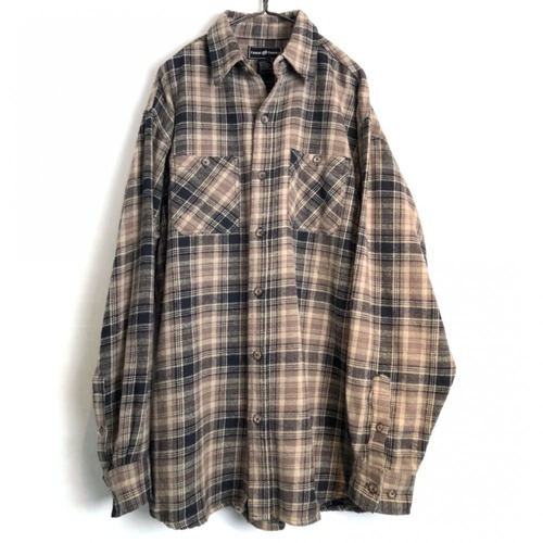 [Casual Country] Vintage Cotton Flannel Shirt [1990s] Vintage Cotton Flannel Shirt