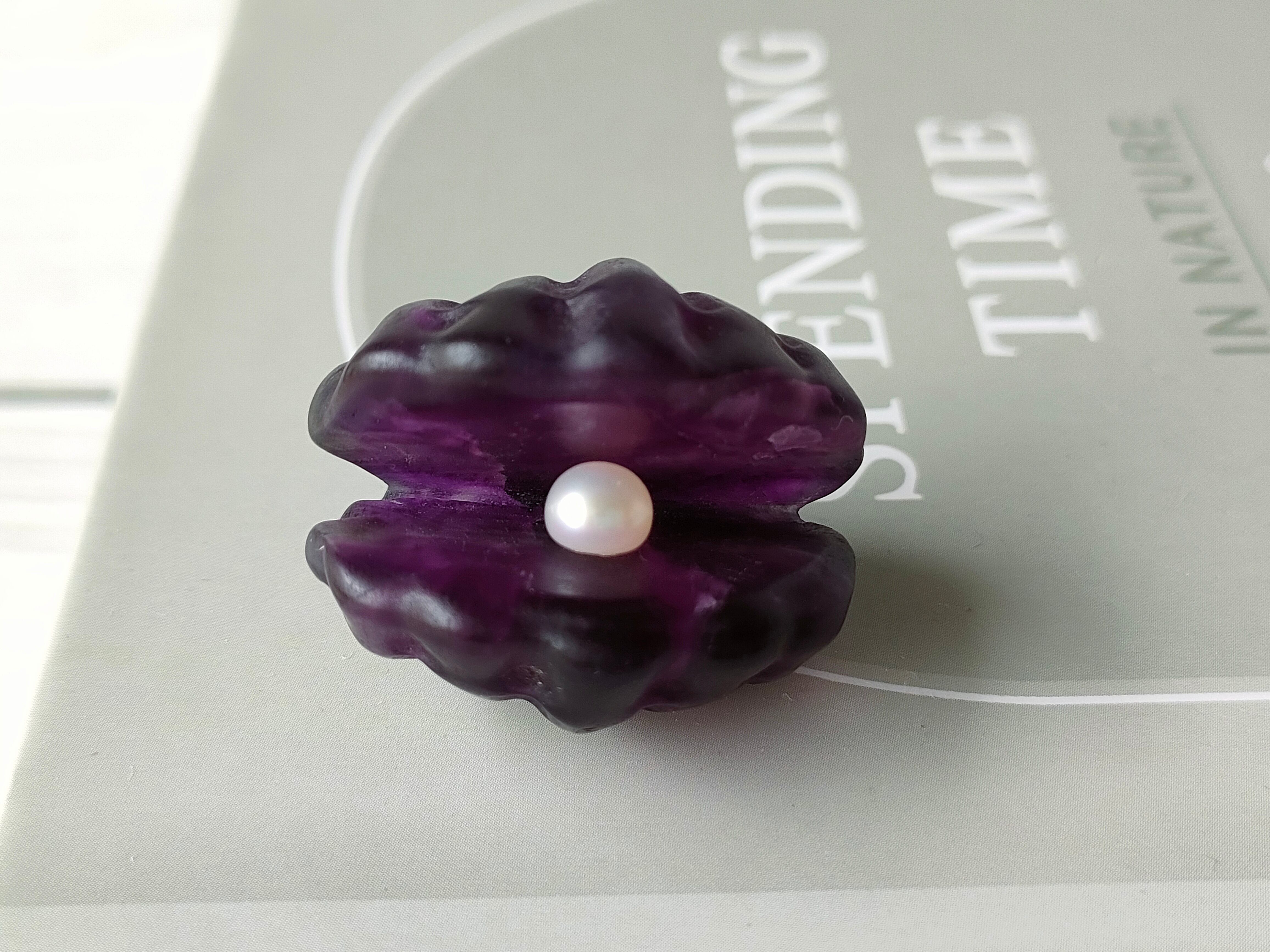 パープルフローライト シェル