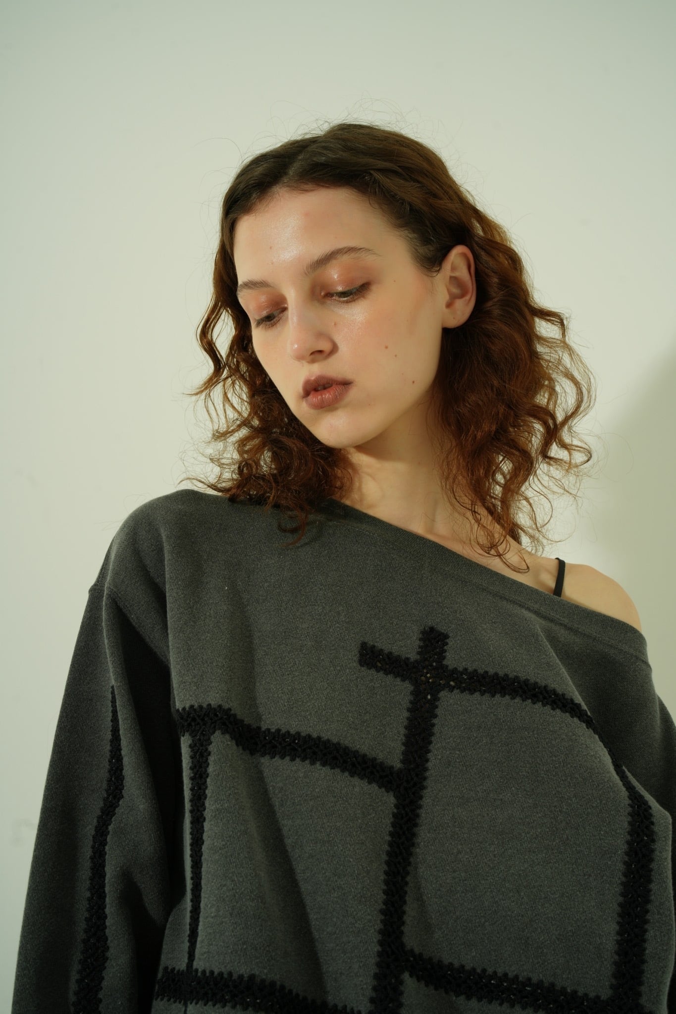 【先行受注2026 MAIN COLLECTION】VINTAGE DYED SWEAT TOPS / GRY