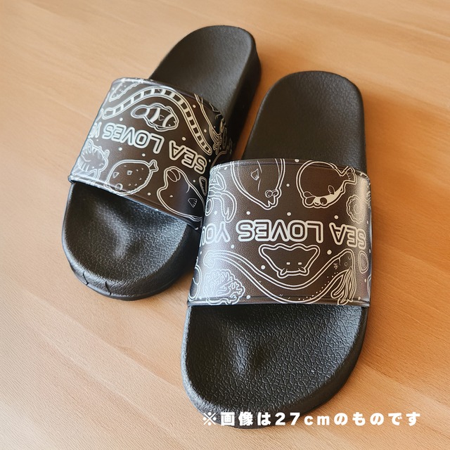 シーパラダイス-シャワーサンダル(ブラック-29cm)