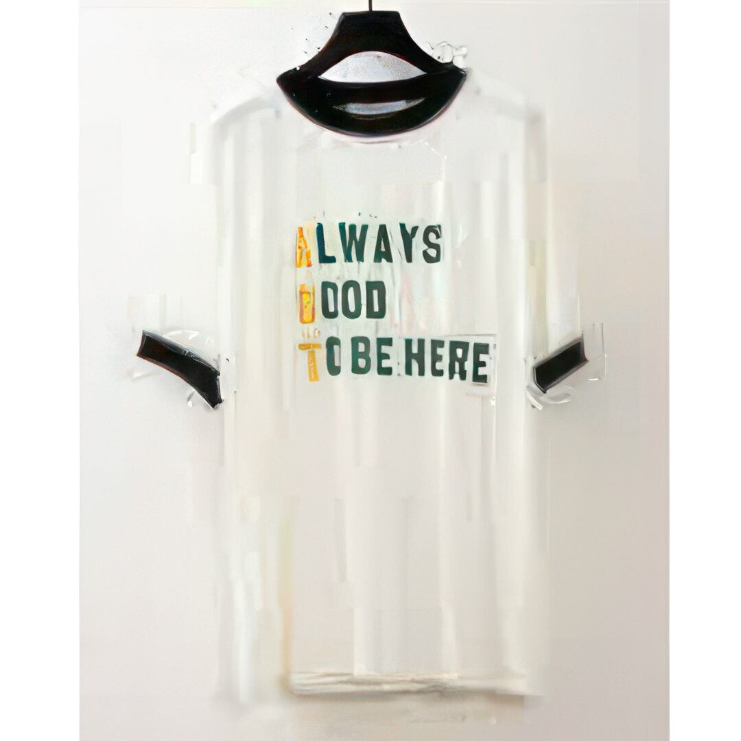 63414049 刺繍ロゴリンガーTシャツ