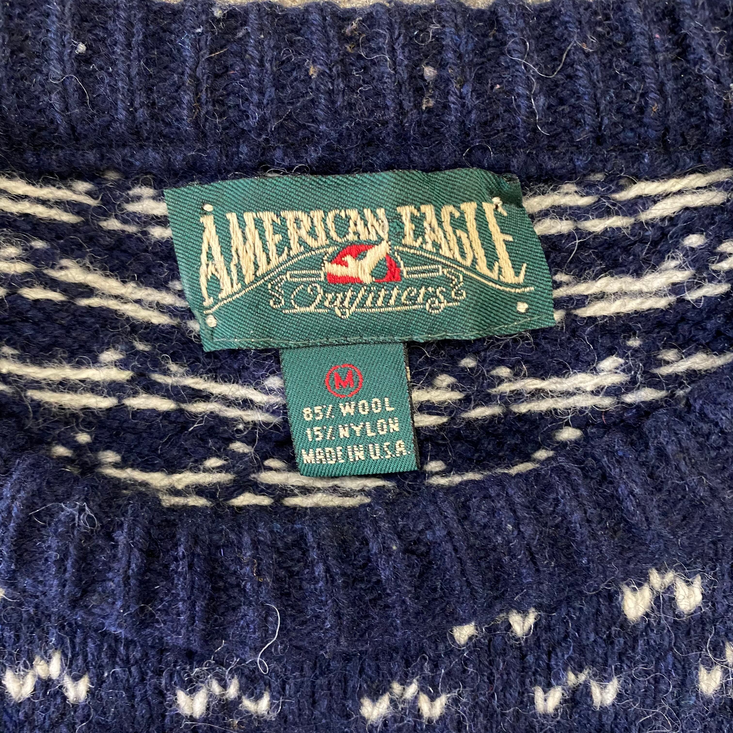 90s AMERICAN EAGLE wool knit | What