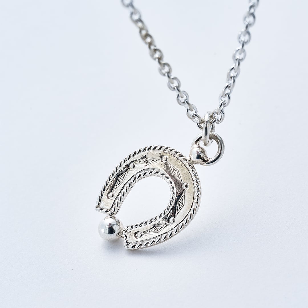 C-045 Spirit Horseshoe necklace (single) (60cm) | WAKAN SILVER