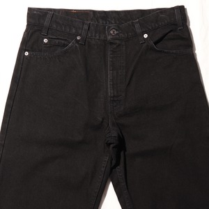極美品 33×30 Levi’s 550 USA オレンジタブ 95年サルファーブラック デニムパンツ