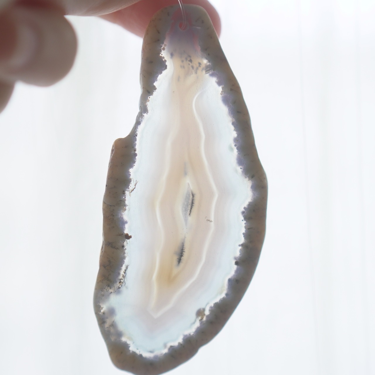 Petrichor 10 - アゲートヒーリングチャイム / Agate Sun Catcher Wind Chime 387