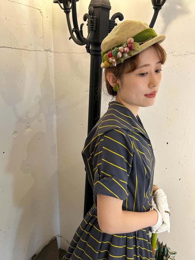 vintage green earrings