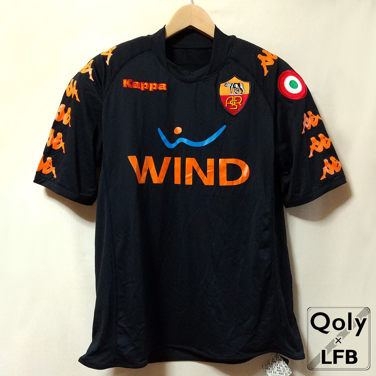 ローマ 2008-09 Kappa サード半袖 #10 TOTTI フランチェスコ・トッティ（インポートXL） | Qoly × LFB  Vintage 　 powered by BASE