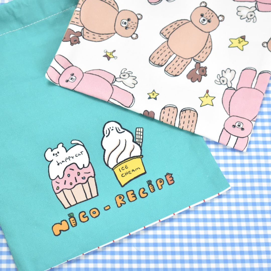 Nico Recipe 巾着Mサイズ | パピアプラッツBASE店