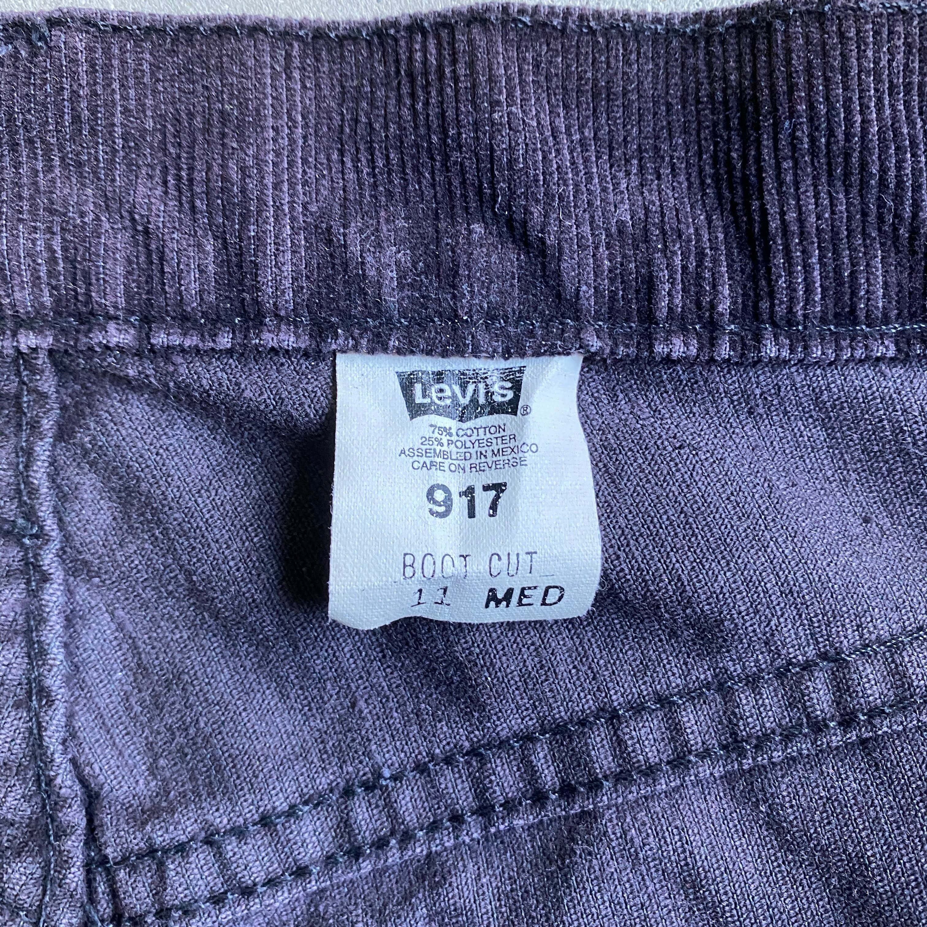 メンズ 希少vintageリーバイスlevisブーツカットコーデュロイw30