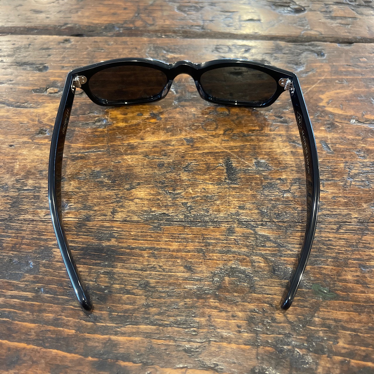 JANTIQUES ORIGINAL GLASSES ( BLACK × DARK GREEN ) | JANTIQUES内田商店