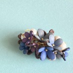 【サンプル1点物¥3,960→¥3,300 】ライラックフラワーブローチ(ラベンダーパープル）