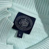 J.PRESS ジェイプレス コットン ニット カーディガン LL/ライトブルー系 レディース オンワード樫山