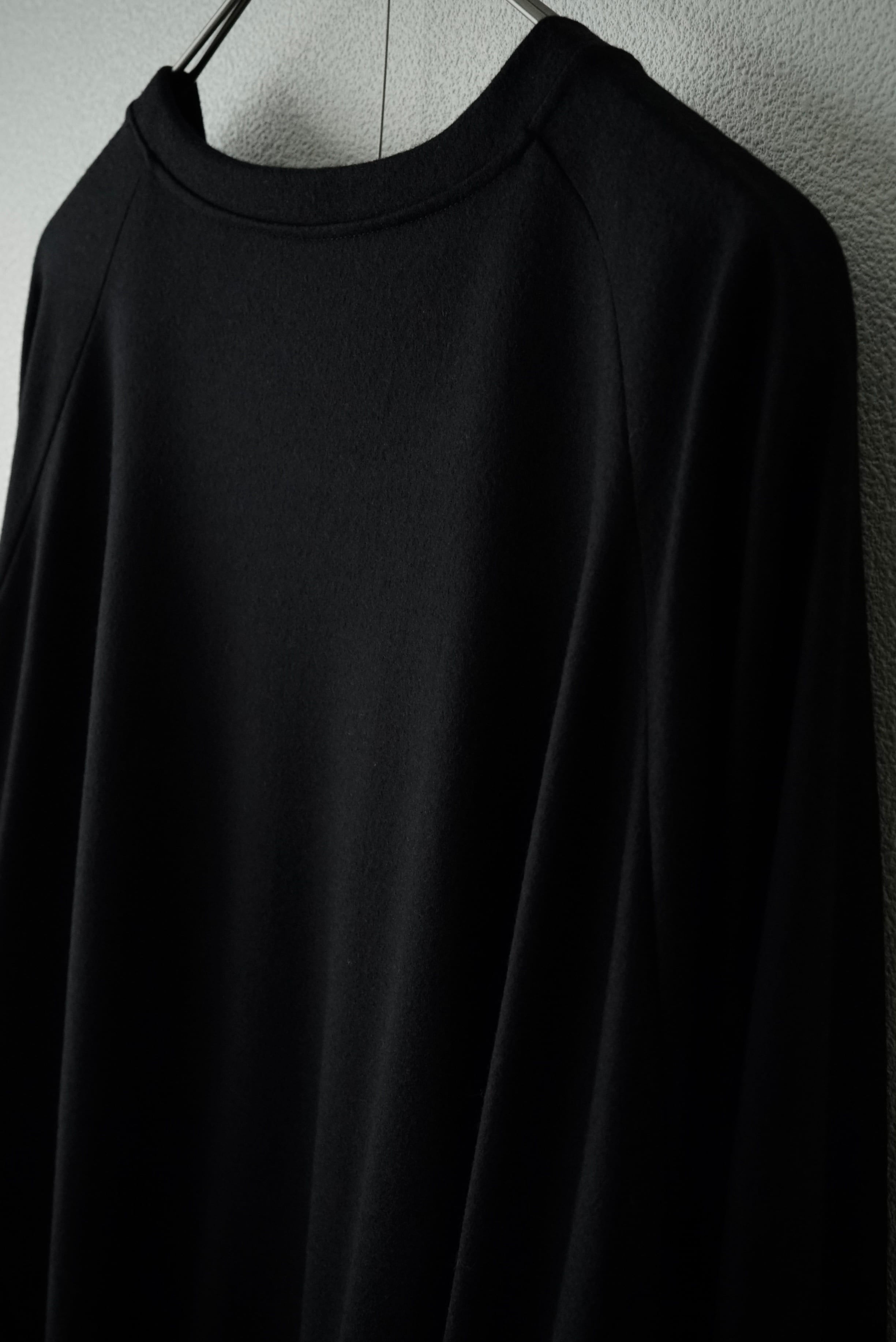 Super140s Washable Wool MW_Jersey / Wool Sweat ver2025 (BLACK
