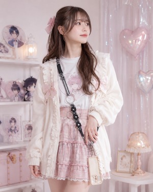 2way推し色おはなデザインストラップ