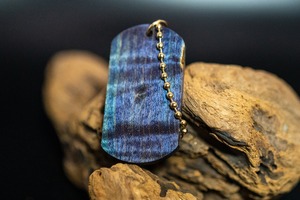 【 Midnight Shallow 】スタビライズウッド 楓 ドッグタグ