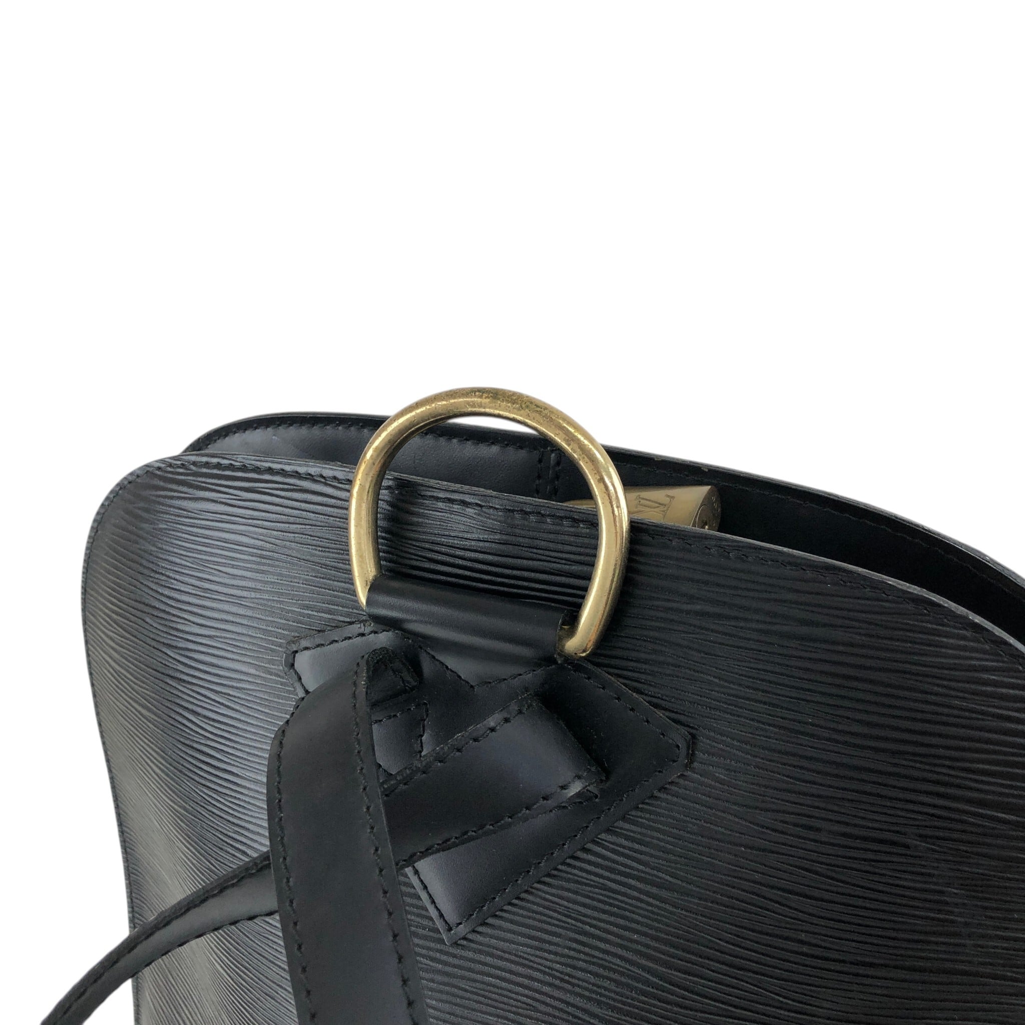 LOUIS VUITTON ルイヴィトン エピ バックパック ブラック レザー