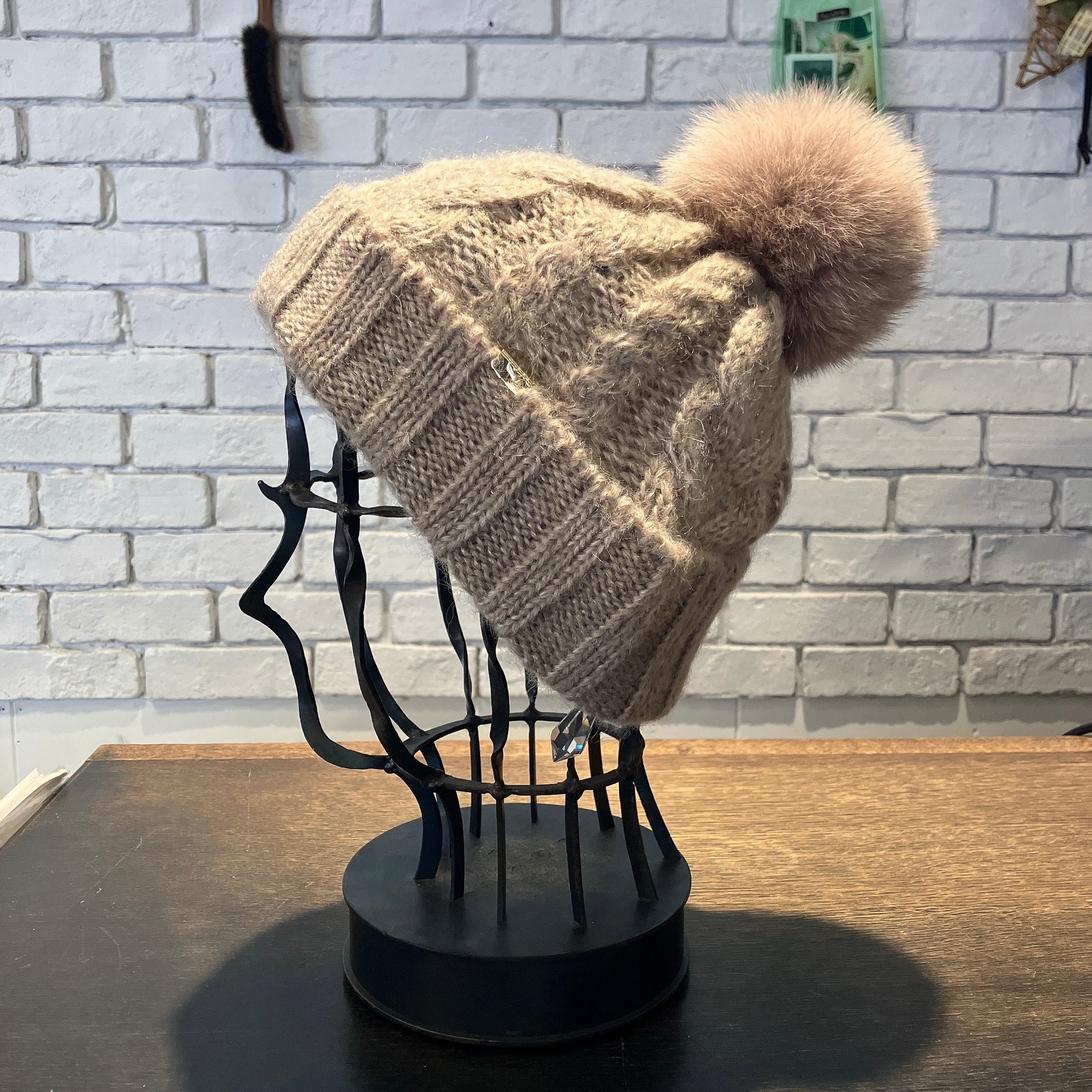 CA4LA EX WINTER 6 フォックスファーポンポン付きニット帽 CA4LA】EX WINTER 6 ニット SHK01268 | 広島の帽子専門店SHAPPO