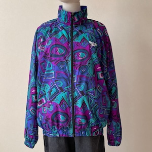 Reebok 90s Print pattern Nylon Jacket W188