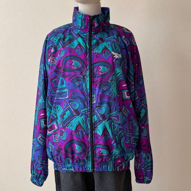 Reebok 90s Print pattern Nylon Jacket W188