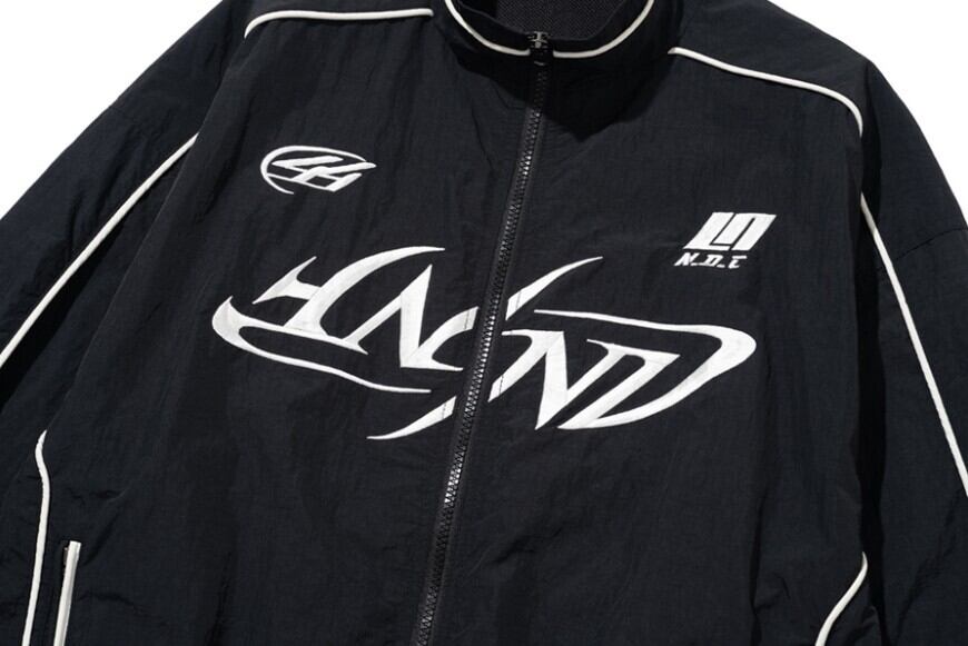 ☆TXT テヒョン 着用！！【NOT4NERD】Tribal Logo Nylon Racing Jacket