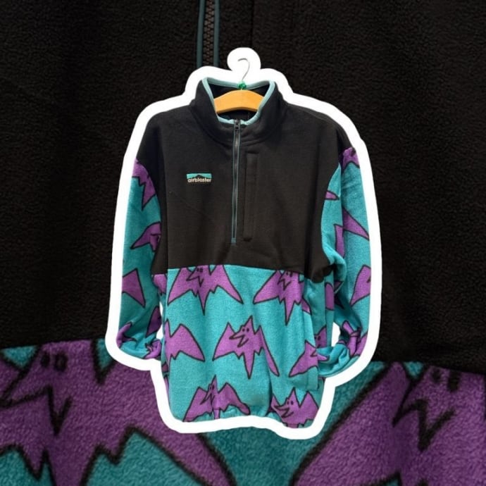 25-26AIRBLASTER 『Fleece Half Zip』 Dark Wave / エアブラスター