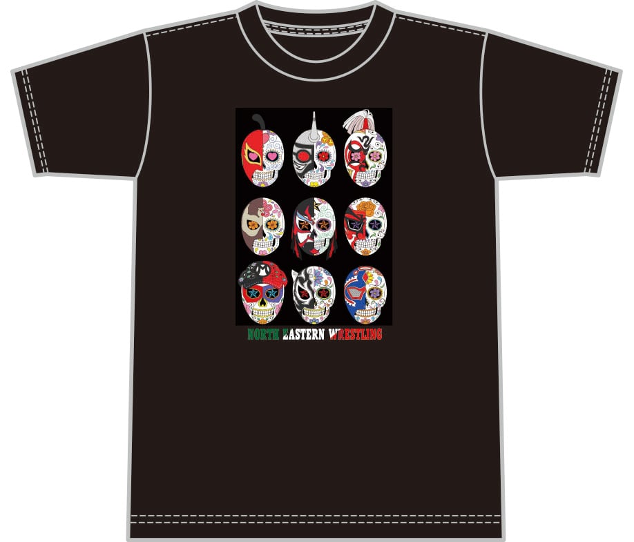 死者の日マスクマン Tシャツ | みちのくプロレス「プロレスグッズ屋